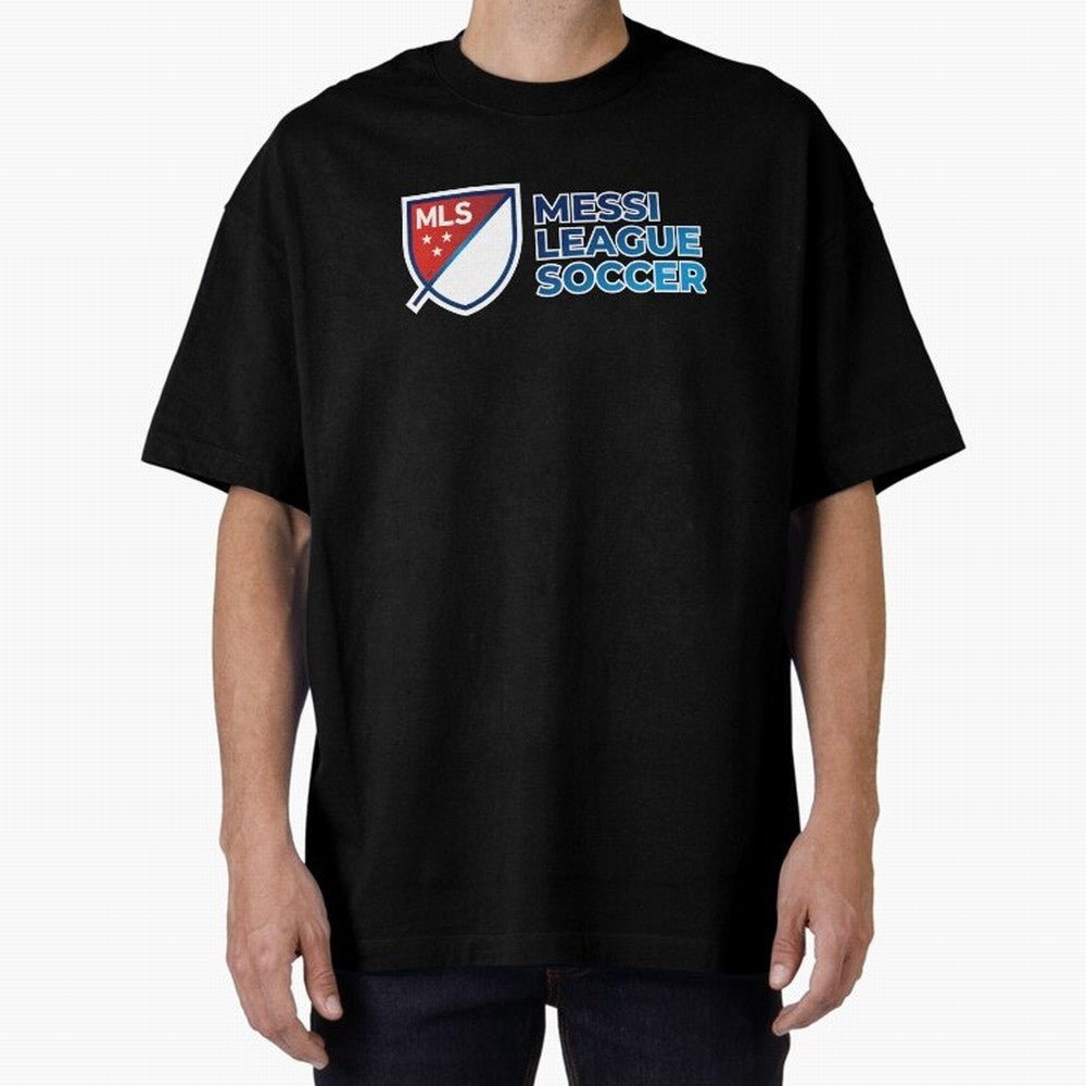 MLS Messi League Soccer Oversized T-Shirt Build FIFA World Cup 2026 Group Stage Spirit, Connected to France and Portugal, CR7, Football Festival Excitement, Trophy Ambitions, Country Rivalries and Star Player Buzz; Ideal for Fans Who Follow Messi,