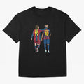 Lionel Messi and Friend Oversized T-Shirt Remember Iconic Moments from Match Day Hype around FIFA World Cup 2026 Group Stage, Haaland and Mbappe, England, Supporter Pride, Iconic Celebrations, Legendary Names and Global Match Day Energy; Great for