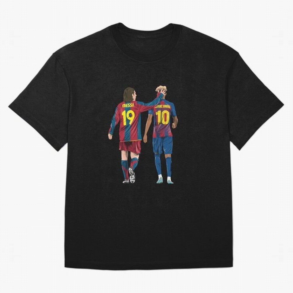 Lionel Messi and Friend Oversized T-Shirt Remember Iconic Moments from Match Day Hype around FIFA World Cup 2026 Group Stage, Haaland and Mbappe, England, Supporter Pride, Iconic Celebrations, Legendary Names and Global Match Day Energy; Great for