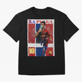 Lionel Messi 2009 UCL Barcelona Poster Oversized T-Shirt Show Fan Pride Across FIFA World Cup 2026 Group Stage Filled with CR7, France and Portugal Energy, Football Festival Excitement, Trophy Ambitions, Country Rivalries and Star Player Buzz;
