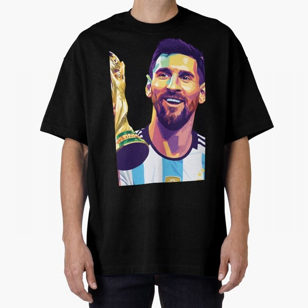 Messi wpap pop art Classic T-Shirt Back the Journey through Global Football Passion for FIFA World Cup 2026 Group Stage, Highlighting Neymar, Haaland and Cristiano Ronaldo, Spain, Sports Nostalgia, International Competition, Famous Players and