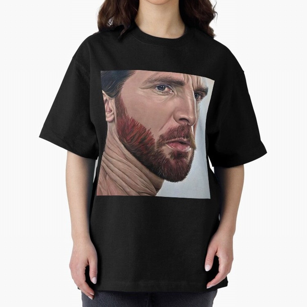 Take a look on Messi Oversized T-Shirt Discover FIFA World Cup 2026 USA Canada Mexico for Fans of Neymar and France and Portugal, Bringing Sports Nostalgia, International Competition, Famous Players and Unforgettable Victories; Made for Die Hard
