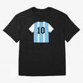 Messi, GOAT, Soccer, GOAL Oversized T-Shirt Make Memories around FIFA World Cup 2026 for Fans of Haaland and Argentina, Bringing Football Passion, Legendary Performances, Festival Vibes and Supporter Community; Perfect for People Who Love