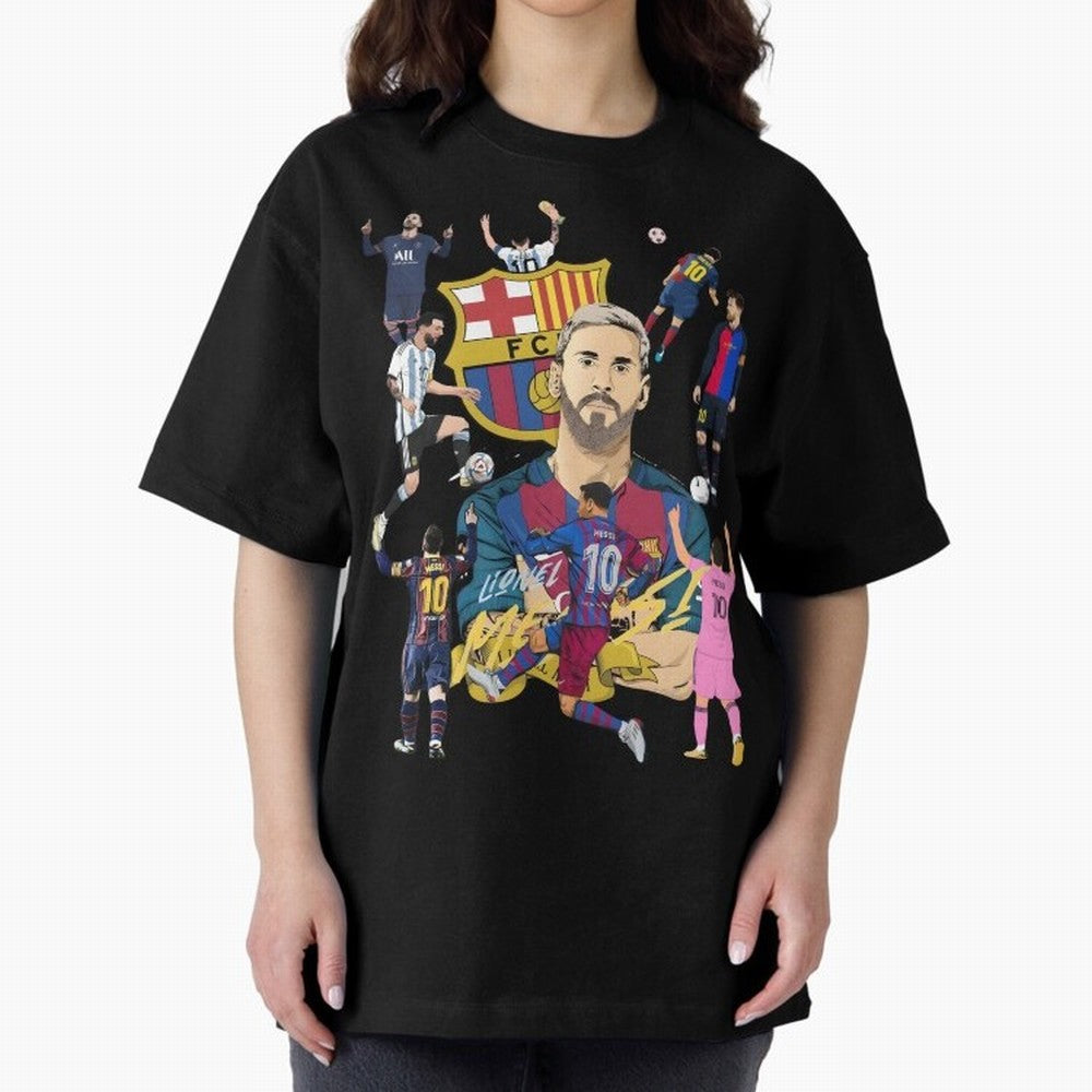 MiaMessi Premium Oversized T-Shirt Represent Fans Who Live for FIFA World Cup 2026 Group Stage Spirit, Filled with England, France and Netherlands, Cristiano Ronaldo, Tournament Hype, Historic Matchups, Family Viewing Parties and Global Sports
