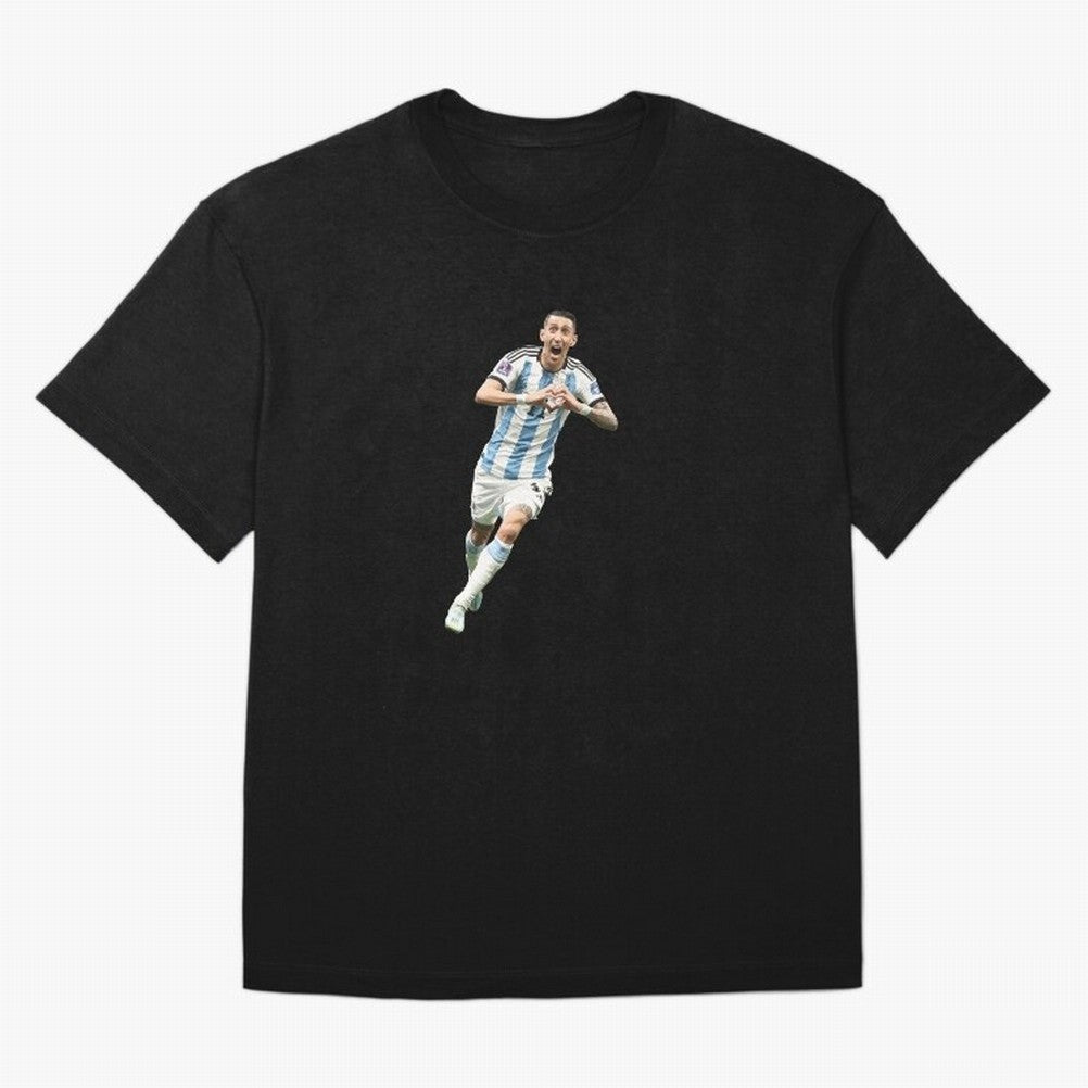 Angel Di Maria Oversized T-Shirt Relive the Noise and Pride of FIFA World Cup 2026 USA Canada Mexico for Fans of Cristiano Ronaldo and Spain, Bringing Championship Spirit, Famous Goals, Roaring Crowds and International Football Unity; Made for Die