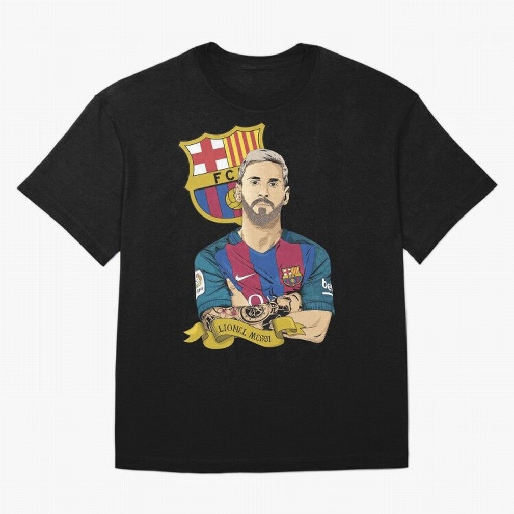 Lionel Messi (Barcelona) artwork Classic T-Shirt Get Ready for FIFA World Cup 2026 USA Canada Mexico Centered on Mbappe and Neymar, England Energy, Fan Favorite Moments, National Team Passion, Big Match Drama and Soccer History; Ideal for Football