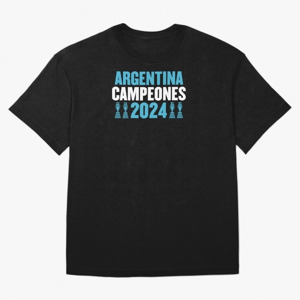 Argentina Campeones 2024 Oversized T-Shirt Celebrate Every Goal in FIFA World Cup 2026 Spirit, with Brazil, Portugal and Argentina, Haaland and Mbappe, Supporter Pride, Iconic Celebrations, Legendary Names and Global Match Day Energy; Created for