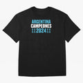 Argentina Campeones 2024 Oversized T-Shirt Celebrate Every Goal in FIFA World Cup 2026 Spirit, with Brazil, Portugal and Argentina, Haaland and Mbappe, Supporter Pride, Iconic Celebrations, Legendary Names and Global Match Day Energy; Created for