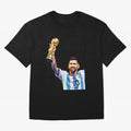 Messi wpap pop art Oversized T-Shirt Join FIFA World Cup 2026 Group Stage for Fans of Messi and Cristiano Ronaldo and Argentina, Bringing Classic Soccer Heritage, Championship Pressure, Fan Loyalty and International Pride; Perfect for Supporters