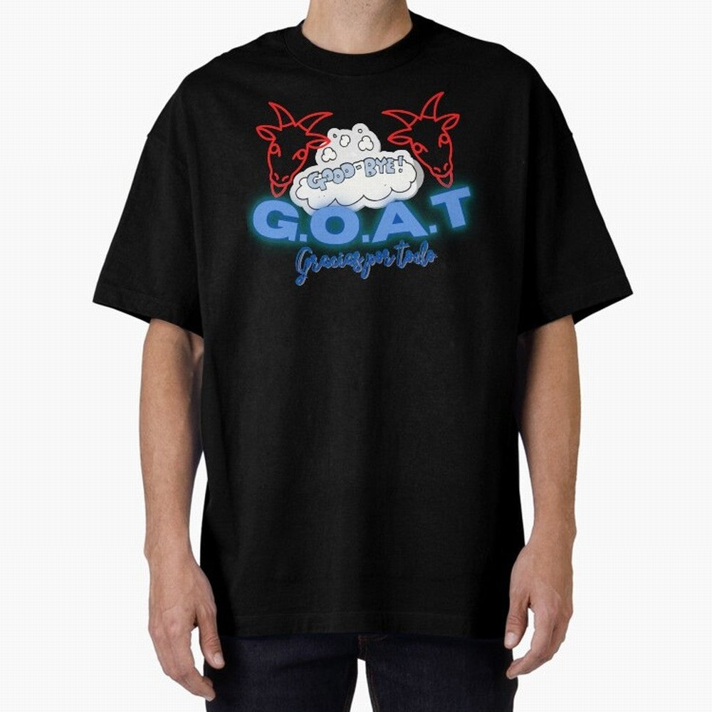 Lionel Messi THANKS GOAT Shirt Oversized T-Shirt Create FIFA World Cup 2026 Group Stage Spirit, Made for Spain and Netherlands, Cristiano Ronaldo, Match Day Excitement, Supporter Culture, Golden Goals and Global Football Passion; Ideal for Football