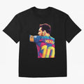 Messi wpap pop art Classic T-Shirt Celebrate Every Goal in Match Day Hype around FIFA World Cup 2026 USA Canada Mexico, Neymar, Haaland and Cristiano Ronaldo, Argentina, Global Supporter Spirit, Legendary Goals, National Colors and Tournament