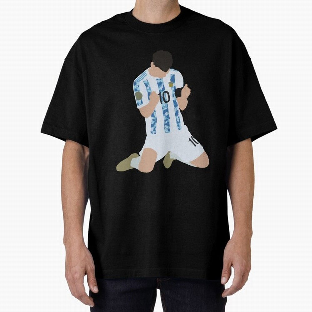 Messi Celebrates Argentina Victory Classic T-Shirt Cheer for FIFA World Cup 2026 Group Stage Featuring Haaland and Mbappe, Spain Energy, Global Supporter Spirit, Legendary Goals, National Colors and Tournament Celebration; Great for Supporters Who