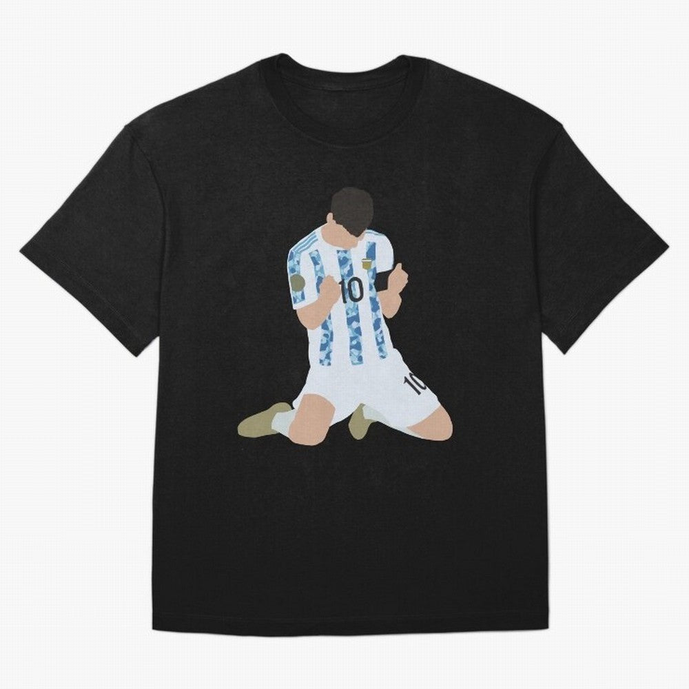 Messi Celebrates Argentina Victory Classic T-Shirt Cheer for FIFA World Cup 2026 Group Stage Featuring Haaland and Mbappe, Spain Energy, Global Supporter Spirit, Legendary Goals, National Colors and Tournament Celebration; Great for Supporters Who