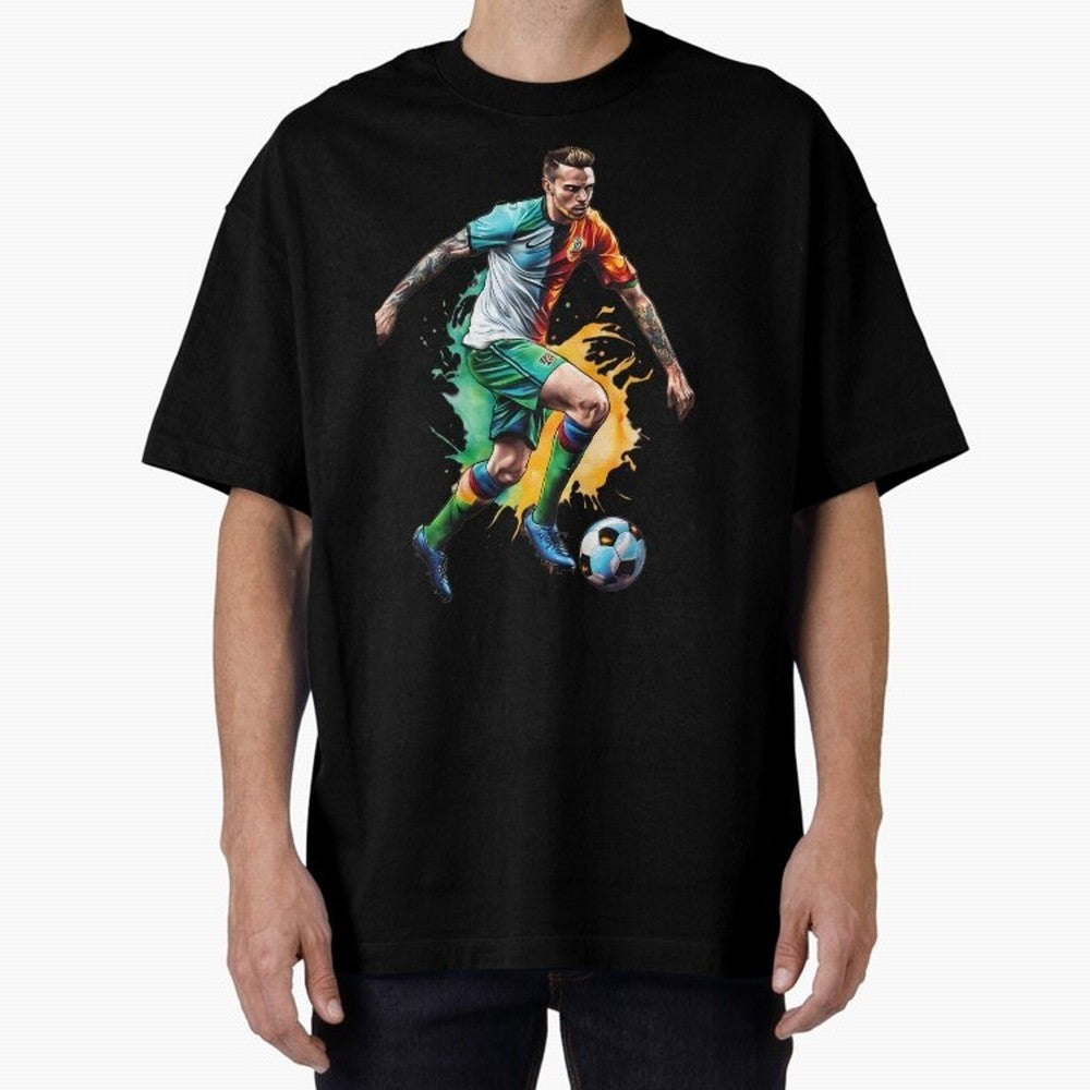 Football Soccer Art Classic T-Shirt Show Love for Legendary Goals in Global Football Passion for FIFA World Cup 2026 Group Stage, Capturing Messi, CR7 and Mbappe, England, France and Netherlands, Stadium Chants, National Pride, Trophy Dreams and