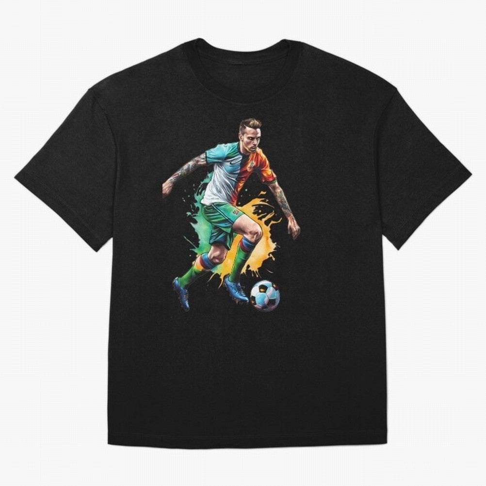 Football Soccer Art Classic T-Shirt Show Love for Legendary Goals in Global Football Passion for FIFA World Cup 2026 Group Stage, Capturing Messi, CR7 and Mbappe, England, France and Netherlands, Stadium Chants, National Pride, Trophy Dreams and