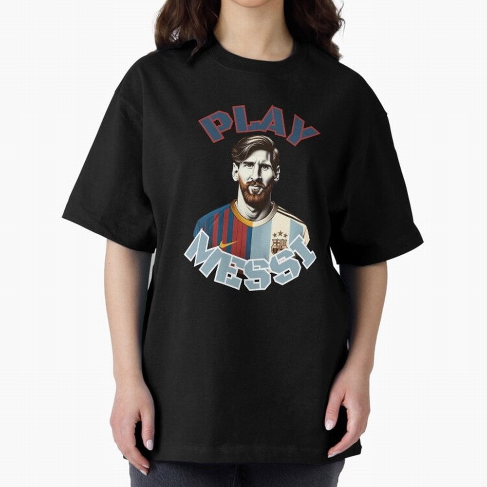 Play Messi Classic T-Shirt Feel the Heartbeat of FIFA World Cup 2026 USA Canada Mexico Highlighting Messi, CR7 and Mbappe, Germany Energy, Football Festival Excitement, Trophy Ambitions, Country Rivalries and Star Player Buzz; Perfect for