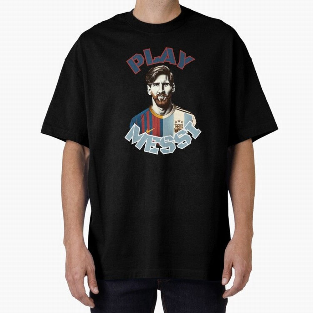 Play Messi Classic T-Shirt Feel the Heartbeat of FIFA World Cup 2026 USA Canada Mexico Highlighting Messi, CR7 and Mbappe, Germany Energy, Football Festival Excitement, Trophy Ambitions, Country Rivalries and Star Player Buzz; Perfect for
