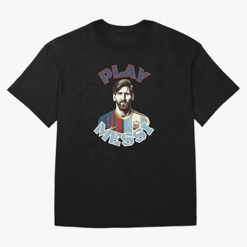 Play Messi Classic T-Shirt Feel the Heartbeat of FIFA World Cup 2026 USA Canada Mexico Highlighting Messi, CR7 and Mbappe, Germany Energy, Football Festival Excitement, Trophy Ambitions, Country Rivalries and Star Player Buzz; Perfect for