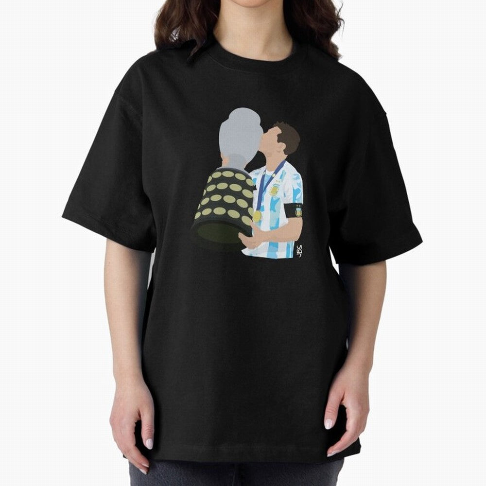 Lionel Messi Champion of America Classic T-Shirt Elevate the FIFA World Cup 2026 Journey through Messi and Cristiano Ronaldo Highlights, France and Portugal Pride, Retro Football Energy, Iconic Rivalries, Trophy Chase Drama and Stadium Atmosphere;