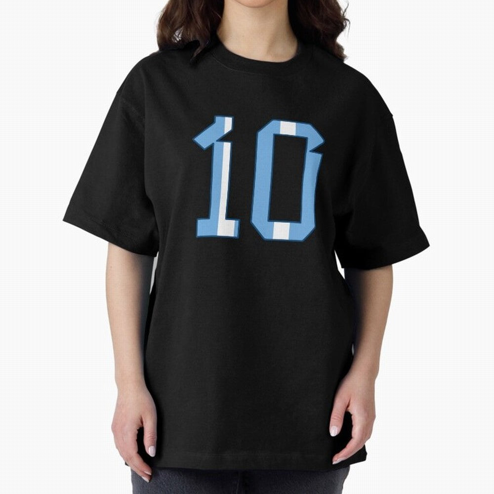 10 - Lionel Messi - Argentina Colours Classic T-Shirt Carry the Dream of Match Day Hype around FIFA World Cup 2026, Messi and Cristiano Ronaldo, Argentina, France and Brazil, Sports Nostalgia, International Competition, Famous Players and