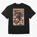 Retro 70's Japanese Messi Oversized T-Shirt Make Every Kick Count in FIFA World Cup 2026 Group Stage Made for Cristiano Ronaldo, Netherlands Energy, Global Supporter Spirit, Legendary Goals, National Colors and Tournament Celebration; Ideal for