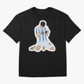 Messi Pop Art Portrait Classic T-Shirt Back the Journey through Global Football Passion for FIFA World Cup 2026 Group Stage, with Neymar, Haaland and Cristiano Ronaldo, France, Football Festival Excitement, Trophy Ambitions, Country Rivalries and