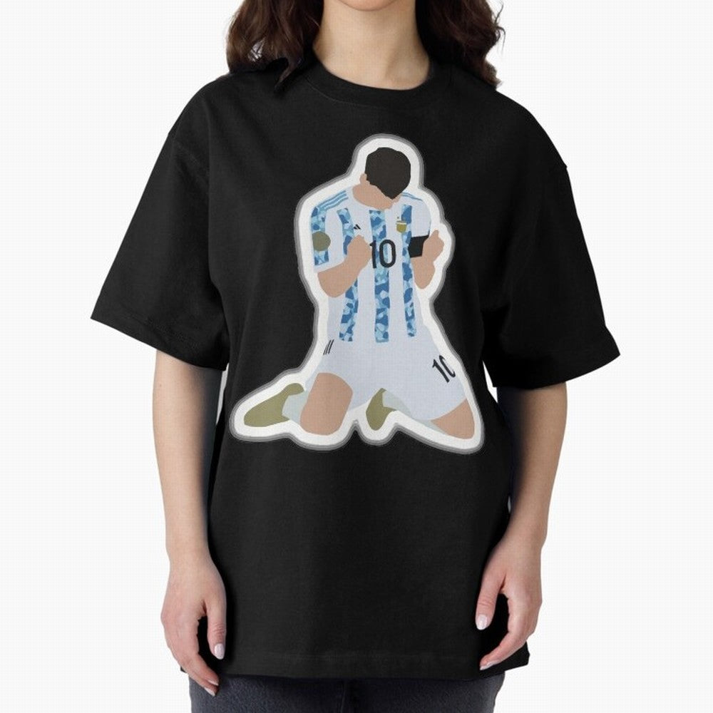 Messi Pop Art Portrait Classic T-Shirt Back the Journey through Global Football Passion for FIFA World Cup 2026 Group Stage, with Neymar, Haaland and Cristiano Ronaldo, France, Football Festival Excitement, Trophy Ambitions, Country Rivalries and