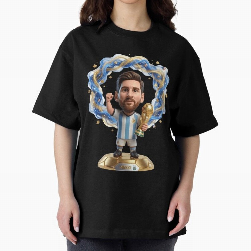 Messi Argentina 2026 - Legend Soccer Chibi 3D Classic T-Shirt Bring Global Tournament Vibes to the FIFA World Cup 2026 Journey through Haaland and Mbappe Highlights, Germany Pride, Football Festival Excitement, Trophy Ambitions, Country Rivalries