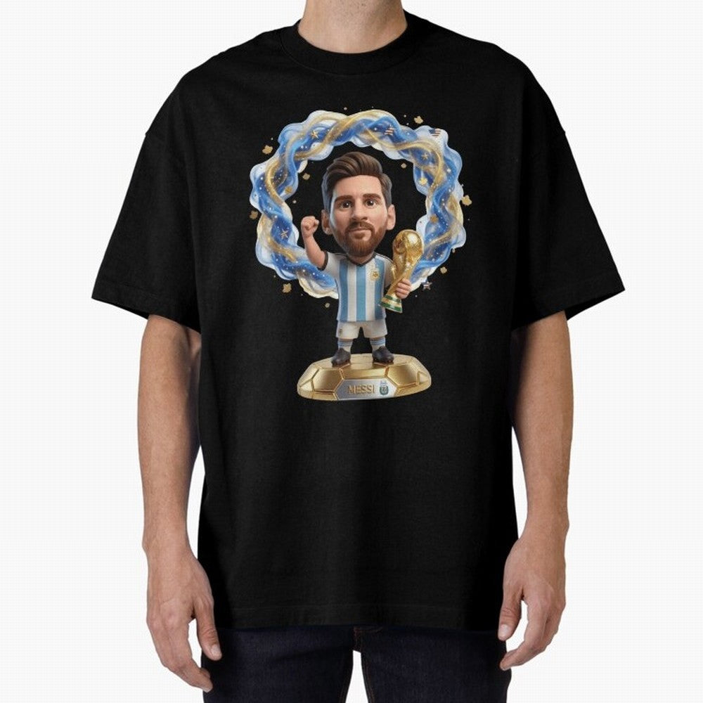 Messi Argentina 2026 - Legend Soccer Chibi 3D Classic T-Shirt Bring Global Tournament Vibes to the FIFA World Cup 2026 Journey through Haaland and Mbappe Highlights, Germany Pride, Football Festival Excitement, Trophy Ambitions, Country Rivalries