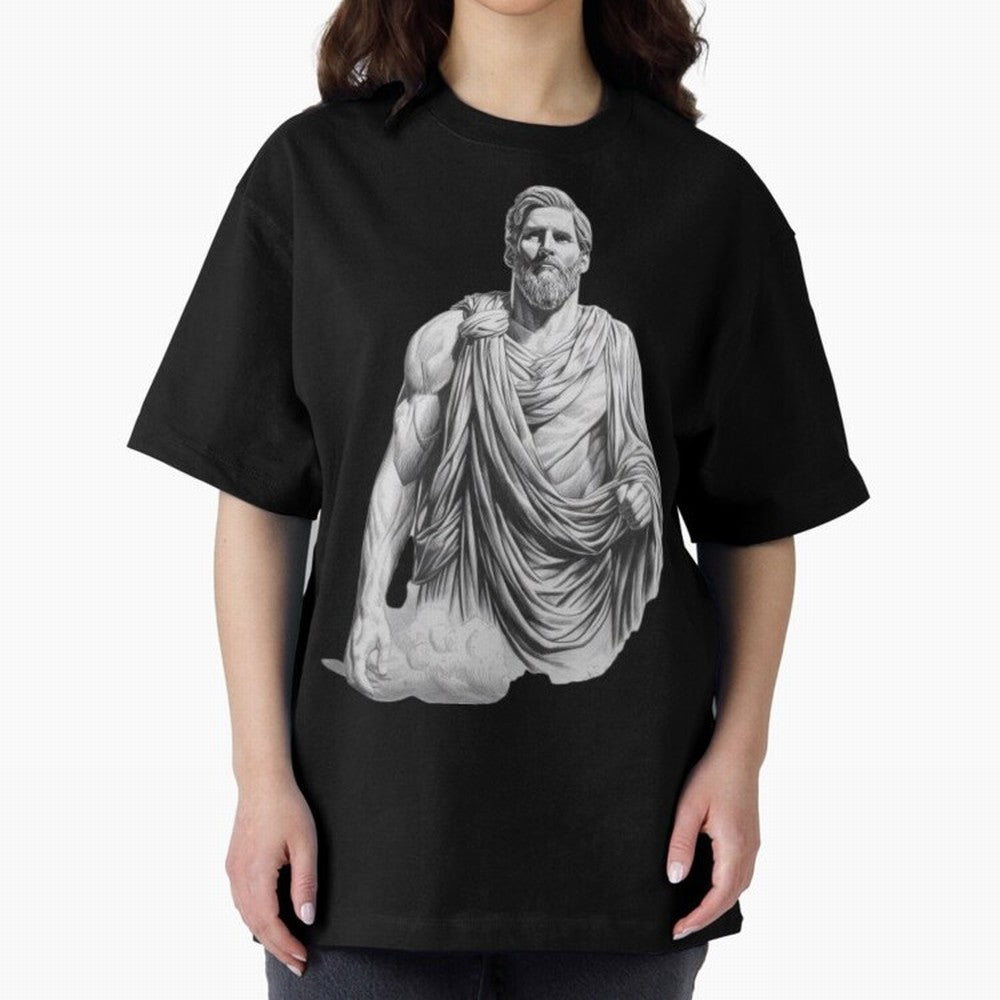 Lionel Messi - Greek God Zeus Classic T-Shirt Bring a Champion Mindset to FIFA World Cup 2026 for Fans of Cristiano Ronaldo, Haaland and CR7 and Spain and Netherlands, Bringing Sports Nostalgia, International Competition, Famous Players and