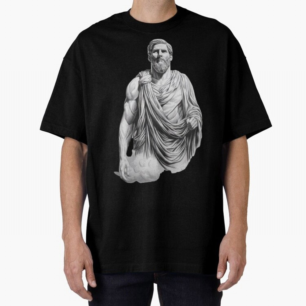 Lionel Messi - Greek God Zeus Classic T-Shirt Bring a Champion Mindset to FIFA World Cup 2026 for Fans of Cristiano Ronaldo, Haaland and CR7 and Spain and Netherlands, Bringing Sports Nostalgia, International Competition, Famous Players and