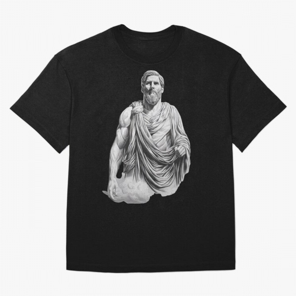 Lionel Messi - Greek God Zeus Classic T-Shirt Bring a Champion Mindset to FIFA World Cup 2026 for Fans of Cristiano Ronaldo, Haaland and CR7 and Spain and Netherlands, Bringing Sports Nostalgia, International Competition, Famous Players and