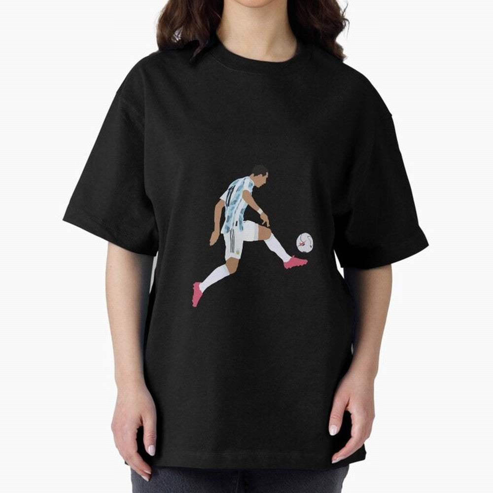 Angel Di Maria Argentina Football Player Classic T-Shirt Follow the Road to the FIFA World Cup 2026 USA Canada Mexico Journey through Messi, Neymar and Mbappe Highlights, England, France and Netherlands Pride, Vintage Soccer Flavor, Modern Football