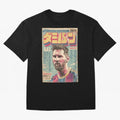 Messi the Goat Japanese Vintage Poster Classic T-Shirt Bring Global Tournament Vibes to FIFA World Cup 2026 USA Canada Mexico Connected to Cristiano Ronaldo, Haaland and CR7, France and Portugal Energy, Vintage Soccer Flavor, Modern Football Stars,