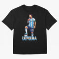 Messi Pop Art Portrait Classic T-Shirt Support Iconic Players in FIFA World Cup 2026 Celebrating Messi and Cristiano Ronaldo, Argentina and Brazil Energy, Football History, Final Match Energy, Crowd Noise and Once in a Lifetime Moments; Perfect for