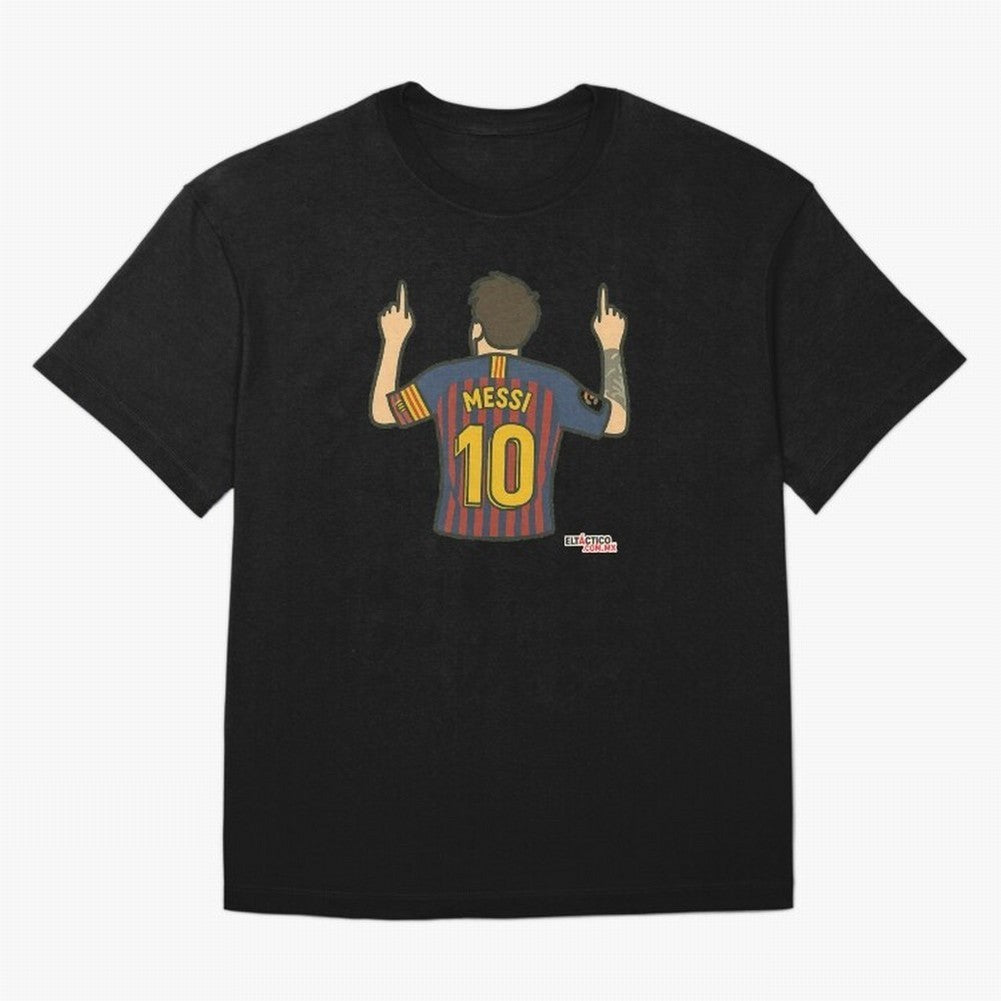 Lionel Messi's famous gesture of pointing to the sky Classic T-Shirt Celebrate Rivalries and Pride in Global Football Passion for FIFA World Cup 2026 Group Stage, Connected to Cristiano Ronaldo, Portugal, Retro Football Energy, Iconic Rivalries,