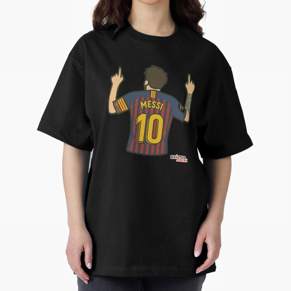 Lionel Messi's famous gesture of pointing to the sky Classic T-Shirt Celebrate Rivalries and Pride in Global Football Passion for FIFA World Cup 2026 Group Stage, Connected to Cristiano Ronaldo, Portugal, Retro Football Energy, Iconic Rivalries,