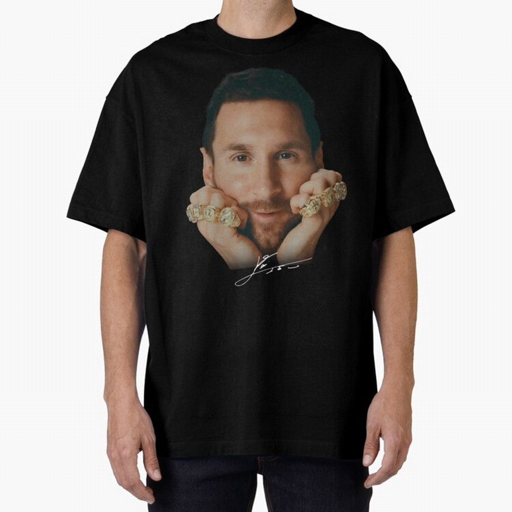 Lionel Messi 8 Ballon d'Or Gold Rings Classic T-Shirt Bring Home Match Day Hype around FIFA World Cup 2026, Messi and Cristiano Ronaldo, France and Portugal, Supporter Pride, Iconic Celebrations, Legendary Names and Global Match Day Energy; Great