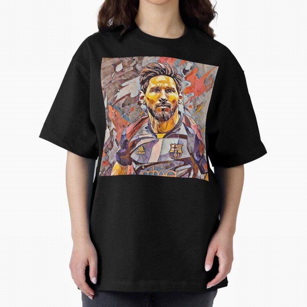 Messi Pop Art Portrait Classic T-Shirt Show Your Tournament Heart for Match Day Hype around FIFA World Cup 2026 Group Stage, Cristiano Ronaldo, Portugal, Football History, Final Match Energy, Crowd Noise and Once in a Lifetime Moments; Created for