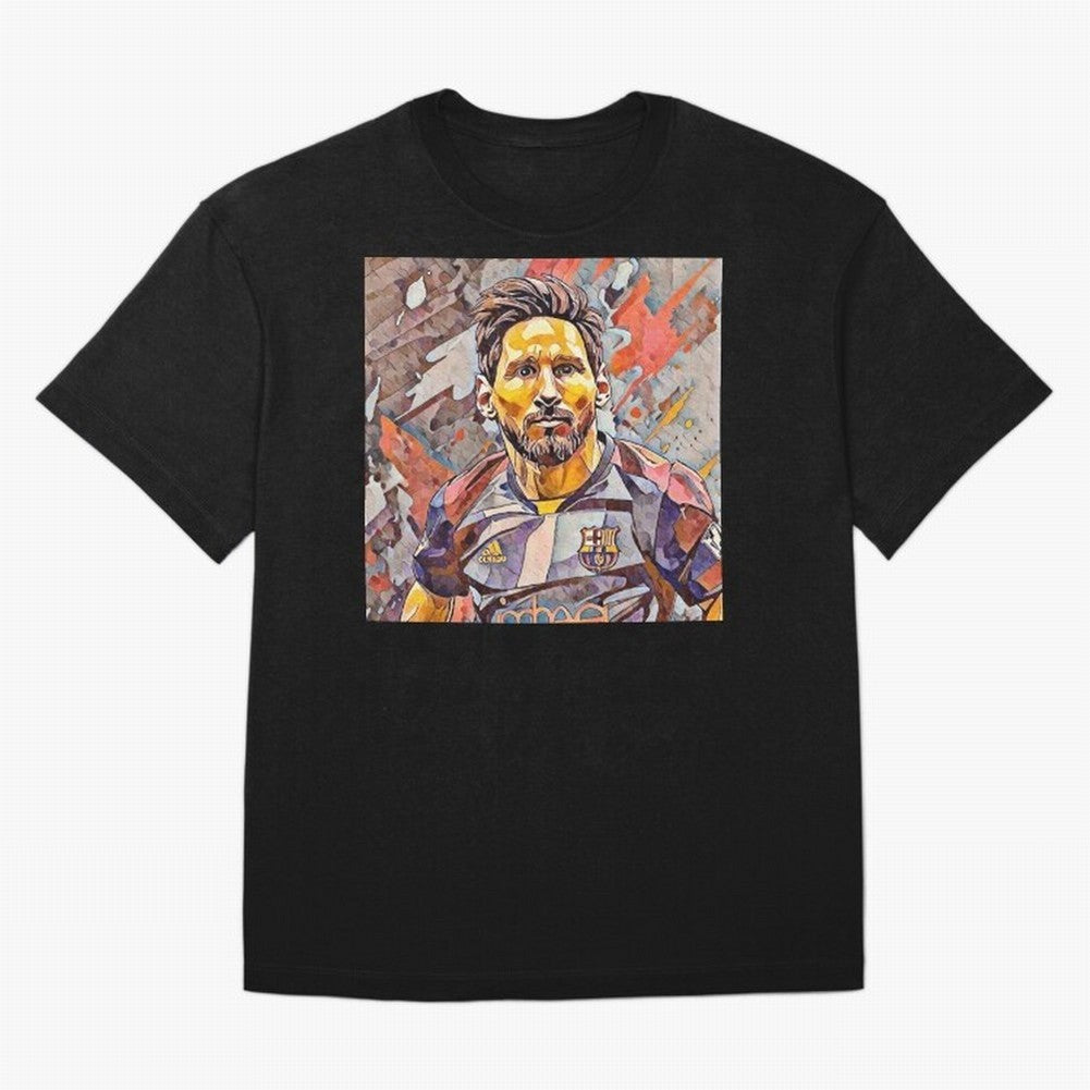 Messi Pop Art Portrait Classic T-Shirt Show Your Tournament Heart for Match Day Hype around FIFA World Cup 2026 Group Stage, Cristiano Ronaldo, Portugal, Football History, Final Match Energy, Crowd Noise and Once in a Lifetime Moments; Created for
