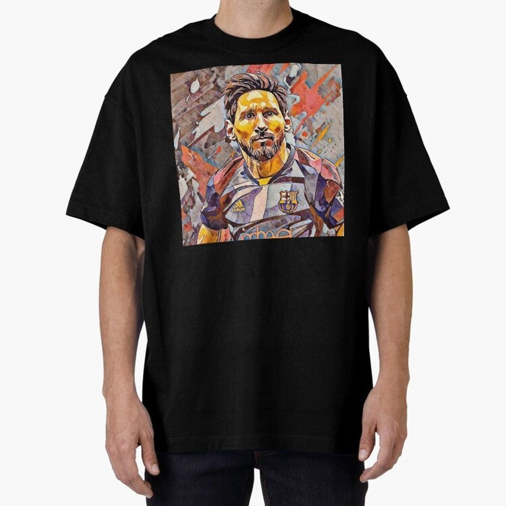 Messi Pop Art Portrait Classic T-Shirt Show Your Tournament Heart for Match Day Hype around FIFA World Cup 2026 Group Stage, Cristiano Ronaldo, Portugal, Football History, Final Match Energy, Crowd Noise and Once in a Lifetime Moments; Created for