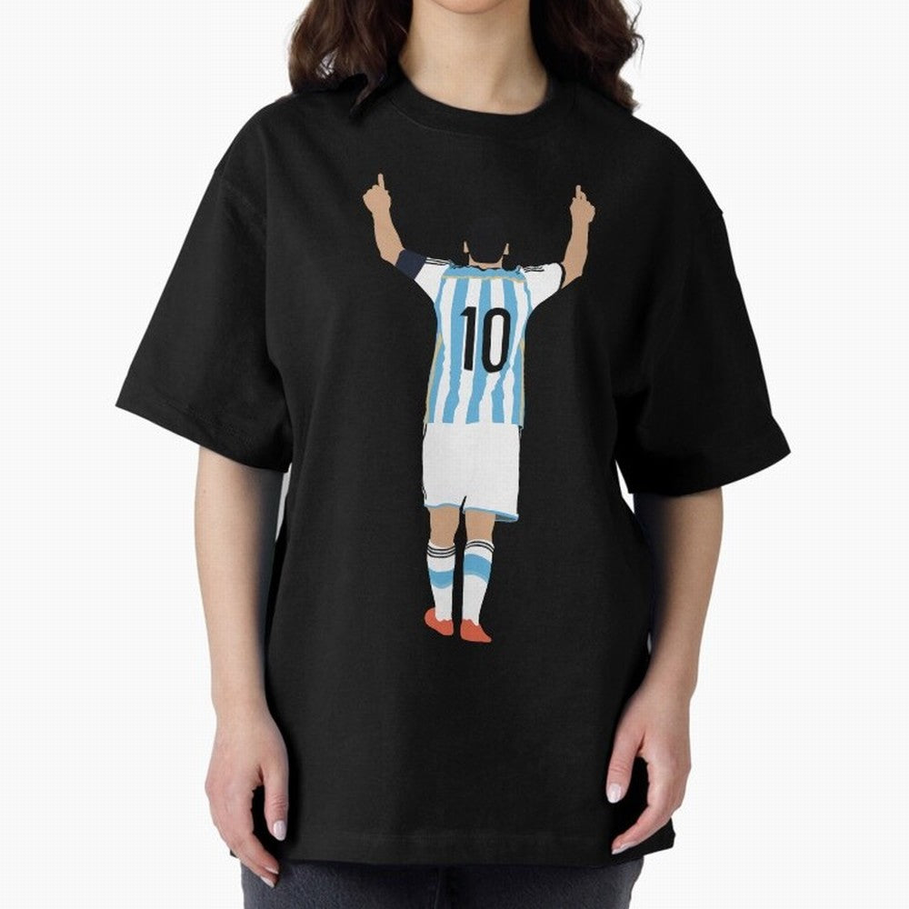 Messi Pop Art Portrait Classic T-Shirt Step into Global Football Passion for FIFA World Cup 2026, Driven by Messi, Neymar and Mbappe, Brazil, Portugal and Argentina, Stadium Chants, National Pride, Trophy Dreams and Unforgettable Football Memories;