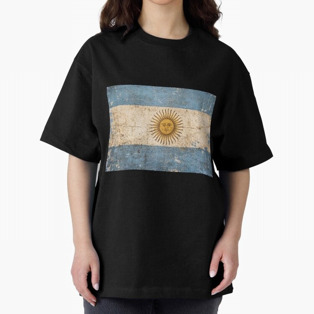 Vintage Argentina Flag Soccer Fan Design Classic T-Shirt Step into Global Football Passion for FIFA World Cup 2026 USA Canada Mexico, Featuring Neymar, Germany, Football Festival Excitement, Trophy Ambitions, Country Rivalries and Star Player Buzz;
