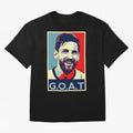 Messi Pop Art Portrait Classic T-Shirt Build FIFA World Cup 2026 Group Stage for Fans of Cristiano Ronaldo and England and Germany, Bringing Vintage Soccer Flavor, Modern Football Stars, National Flags and Final Night Emotion; Built for Supporters