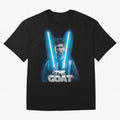 Messi Pop Art Portrait Oversized T-Shirt Join Supporters Worldwide for FIFA World Cup 2026 Spirit, Driven by Brazil, Portugal and Argentina, CR7 and Messi, Game Day Rituals, Football Legends, Country Pride and the Road to the Final; Perfect for
