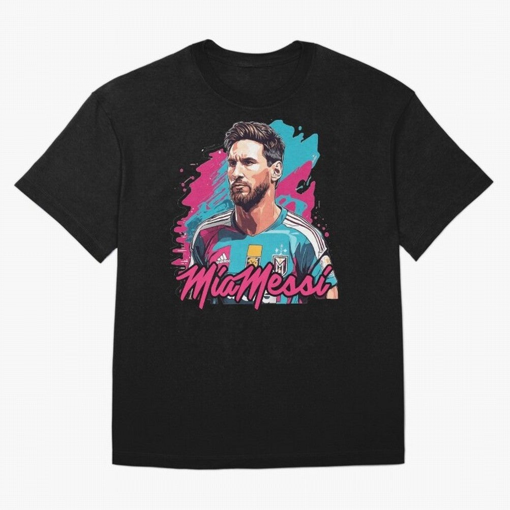 Messi Pop Art Portrait Oversized T-Shirt Discover FIFA World Cup 2026 Centered on Neymar, Brazil Energy, Match Day Excitement, Supporter Culture, Golden Goals and Global Football Passion; Perfect for Supporters Who Want Bold Football Energy, Global