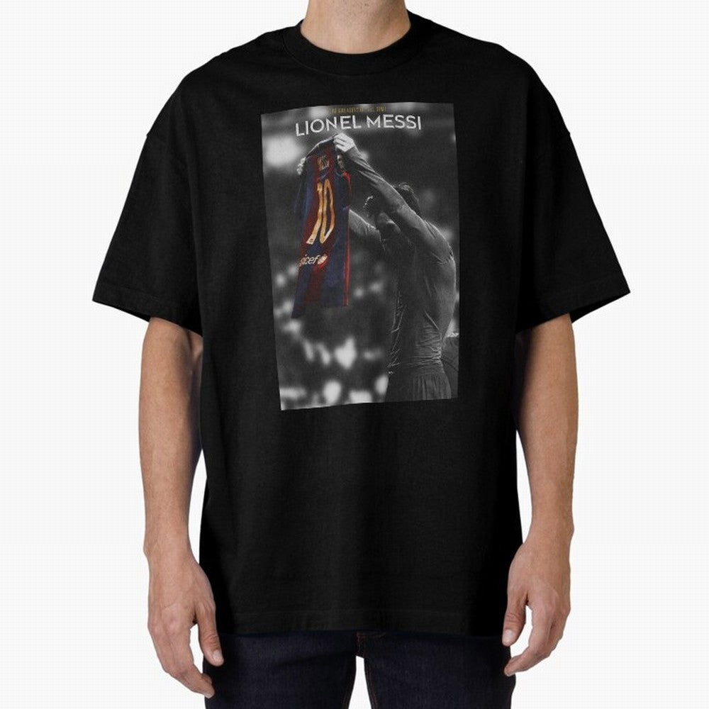 Lionel Messi GOAT Boxy T-Shirt Spotlight FIFA World Cup 2026 USA Canada Mexico Inspired by Cristiano Ronaldo, Haaland and CR7, Spain Energy, Fan Favorite Moments, National Team Passion, Big Match Drama and Soccer History; Perfect for Fans,