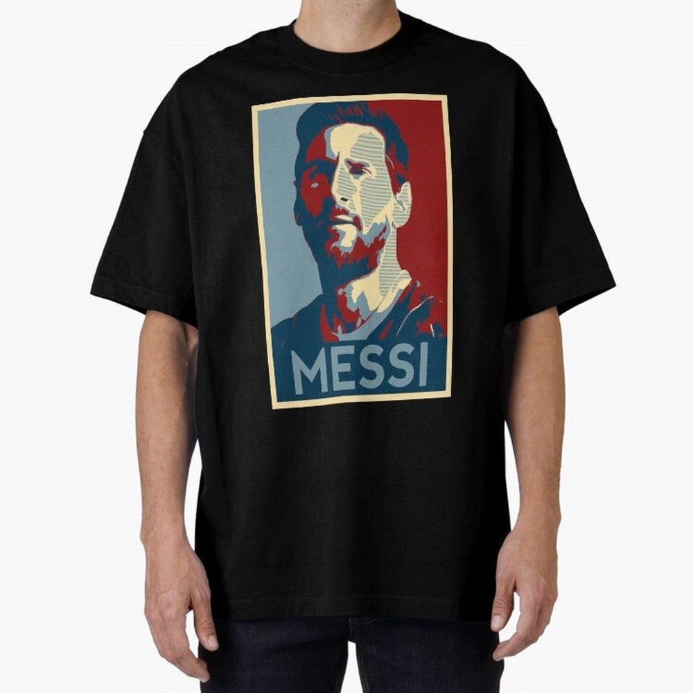 Lionel Messi Oversized T-Shirt Bring Stadium Energy to FIFA World Cup 2026 USA Canada Mexico Spirit, Capturing Argentina and Brazil, Neymar, Football Festival Excitement, Trophy Ambitions, Country Rivalries and Star Player Buzz; Made for Collectors