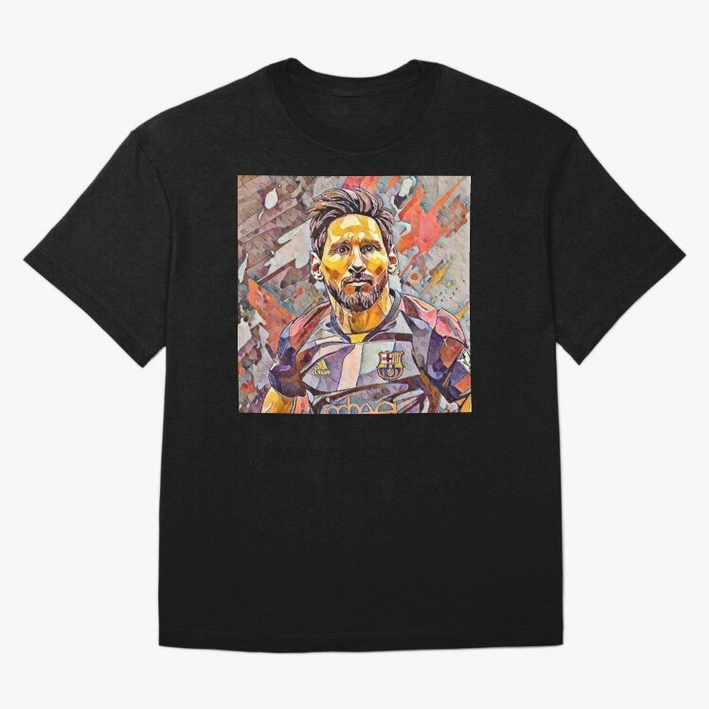 Messi art Oversized T-Shirt Show Your Love for Match Day Hype around FIFA World Cup 2026, Haaland and Mbappe, Netherlands, Worldwide Fan Energy, Dramatic Goals, Stadium Lights and Championship Celebrations; Ideal for Fans Who Follow Messi,