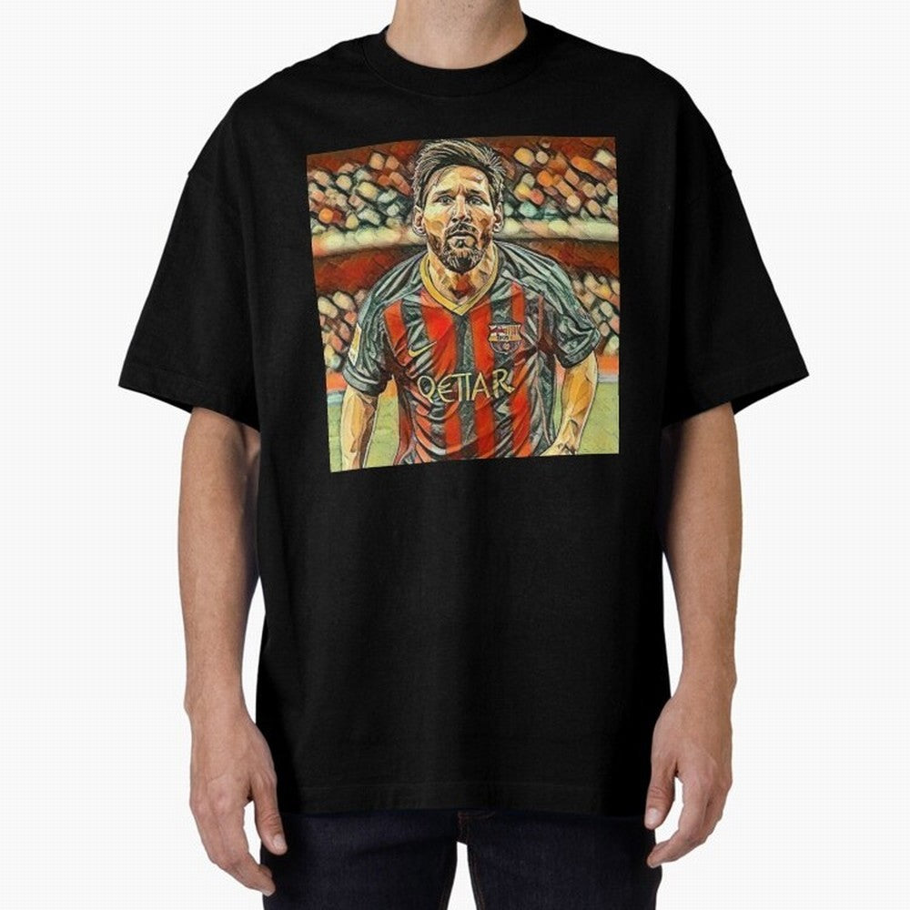 Messi art Classic T-Shirt Honor Football Greatness during Match Day Hype around FIFA World Cup 2026, Cristiano Ronaldo, Haaland and CR7, Netherlands, Retro Football Energy, Iconic Rivalries, Trophy Chase Drama and Stadium Atmosphere; Built for